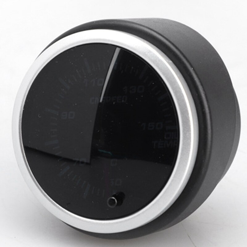 CNSPEED 2 Inch 52mm Car 12V Oil Temperature Gauge 50-150℃ LED 10-Color Oil Temperature Gauge Auto Car Gauge/Car Meter