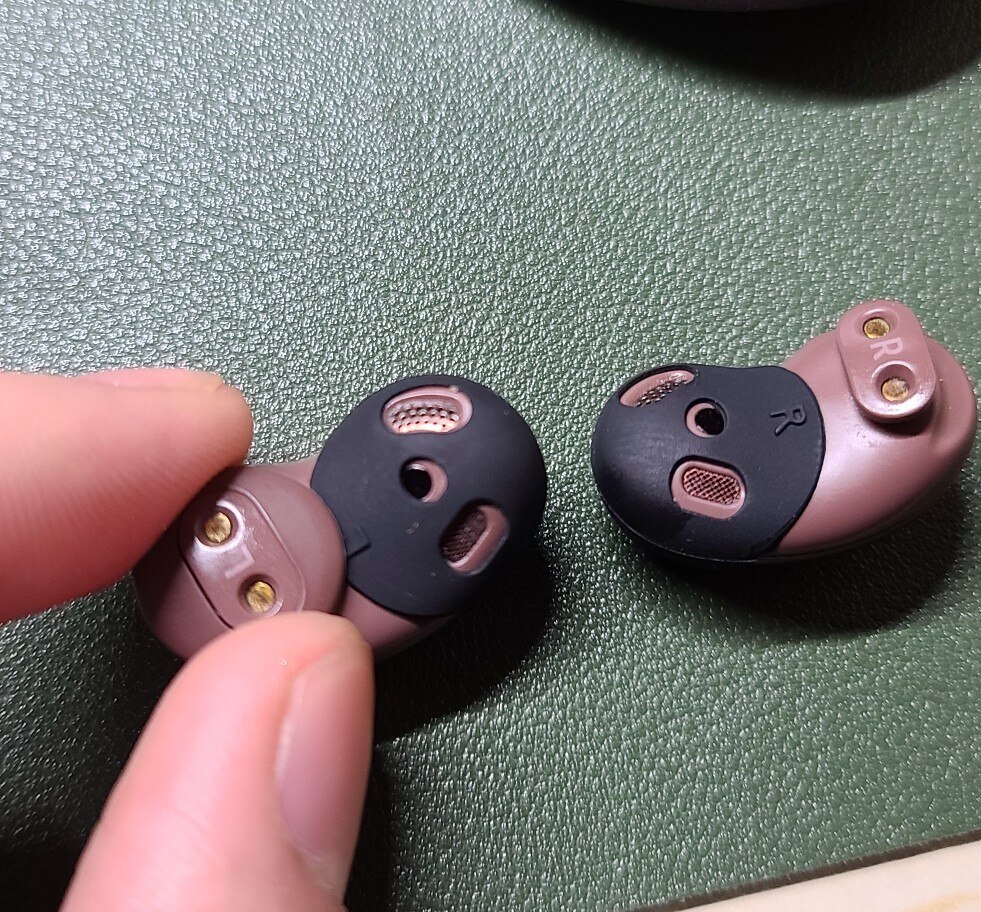 Silikonkuddar för samsung galaxy buds live hörselskyddsfodral läckagefritt ljud hörlurar halkfria örontips för galaxy buds live