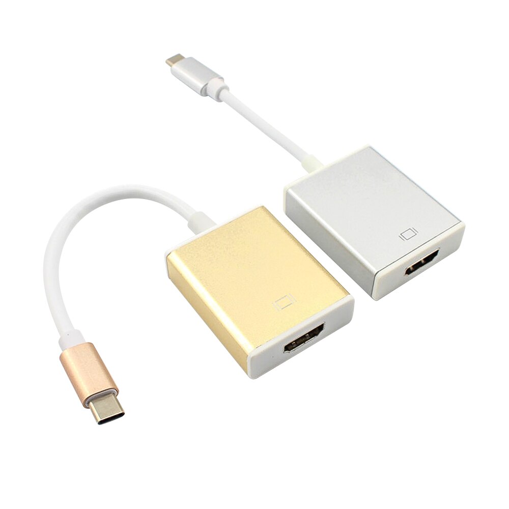 Metalen Usb 3.1 Naar Hdmi Type-C Naar Hdmi Hd Kabel/Voor Macbook USB3.1 Naar Hdmi gt