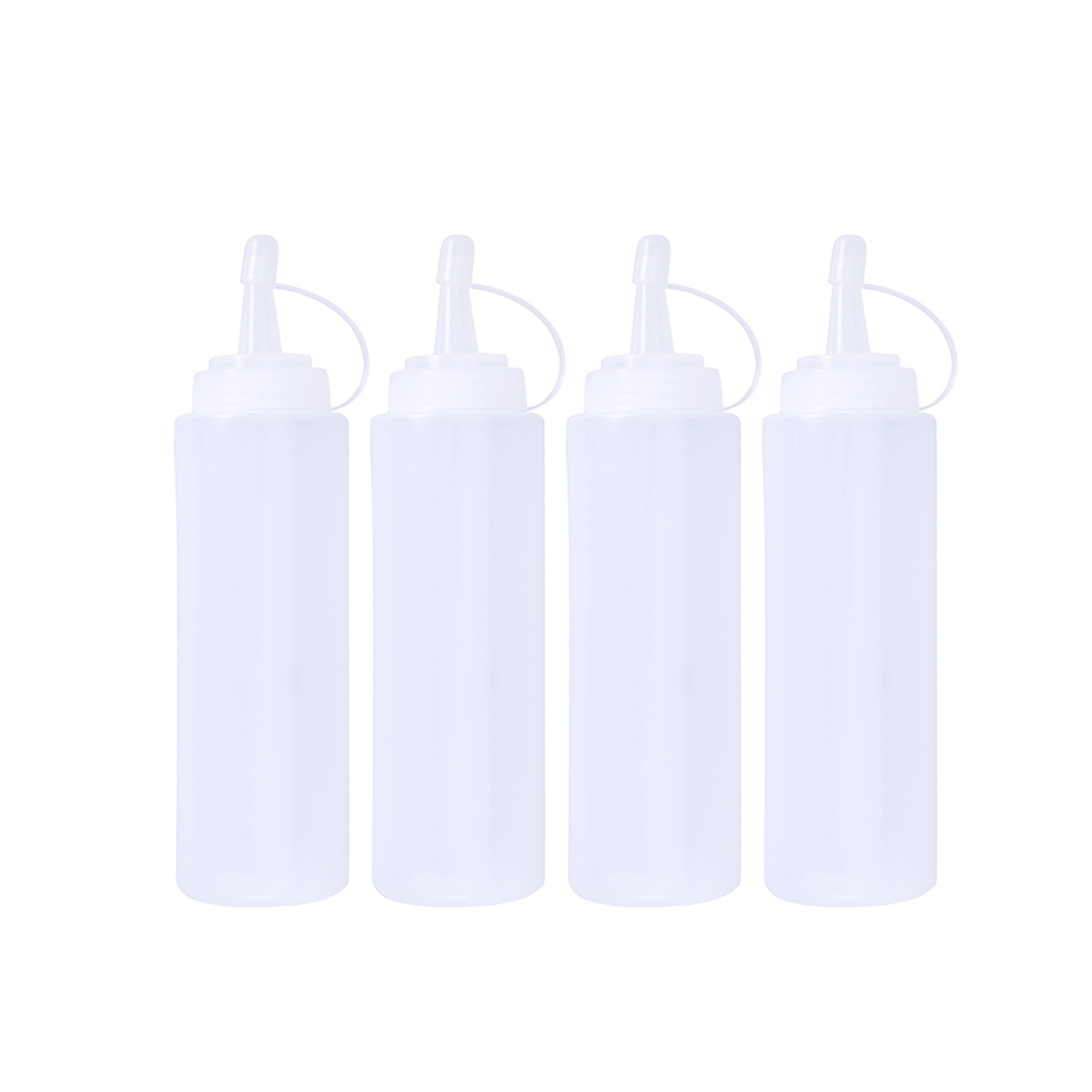 4Pcs Mini Bouteille De Ketchup Comestible En Plastique Portable Accessoires De B