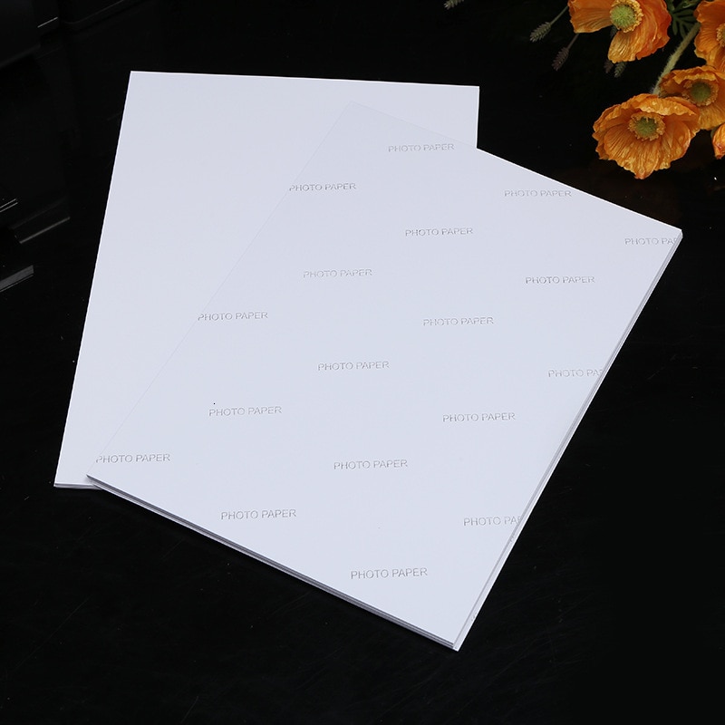 100 Stks/set A4 Matt Printable Wit Zelfklevende Sticker Afdrukken Foto Magnetische A3 Inkjet Papier Iink Voor Kantoor 210 Mm X 297 Mm