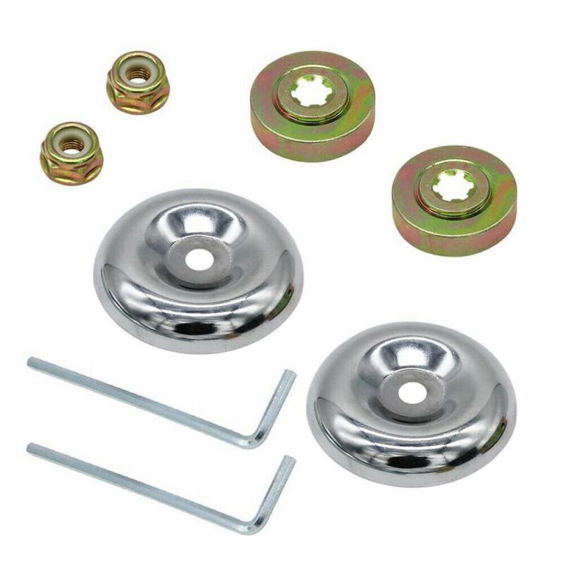 8Pcs Lawnmower Blade Adapter Kit Gardening Machine Lawnmower Blade Adapter Attachment Maintenance Kit: Default Title
