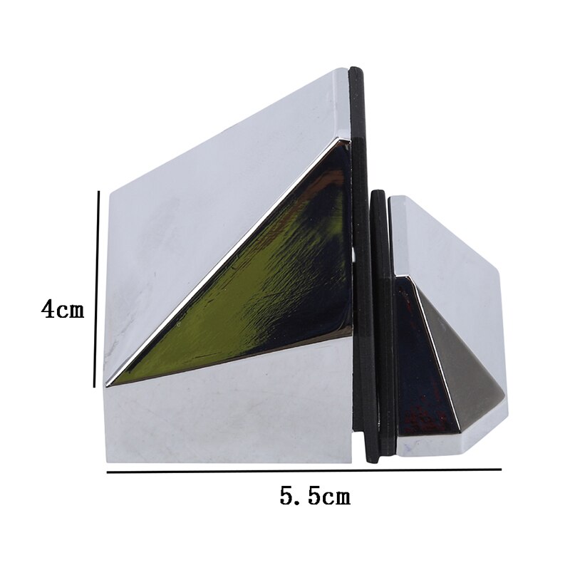 Metalen Verstelbare Glasplaat Houder Glas Klemmen Plank Ondersteuning Beugel Chroom Plank Houder Glas Plank Beugel