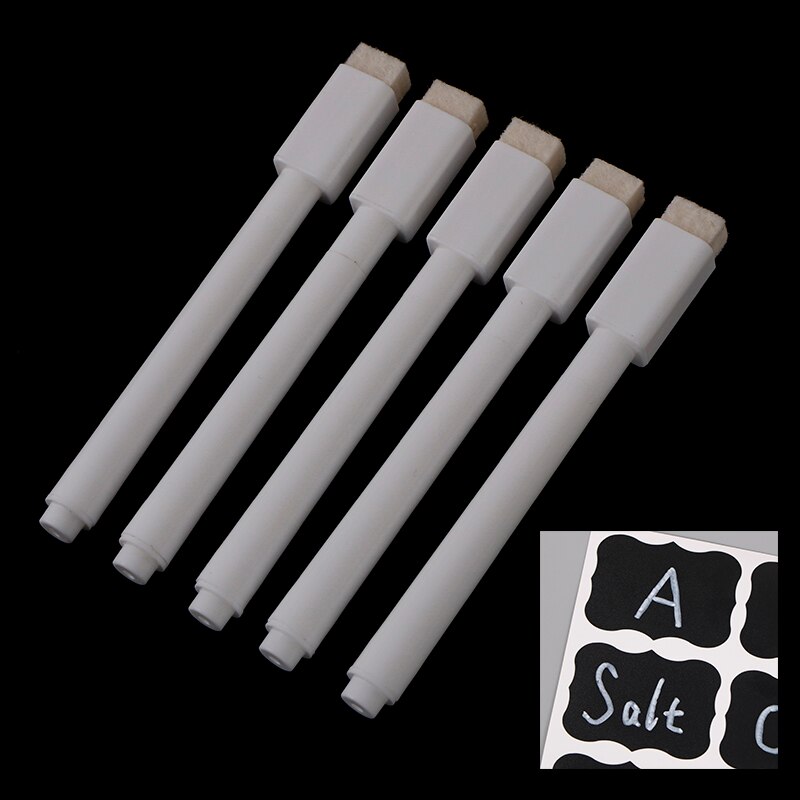 3/5Pcs Uitwisbare Witte Vloeistof Krijt Pen/Marker Voor Ramen Krijtbord