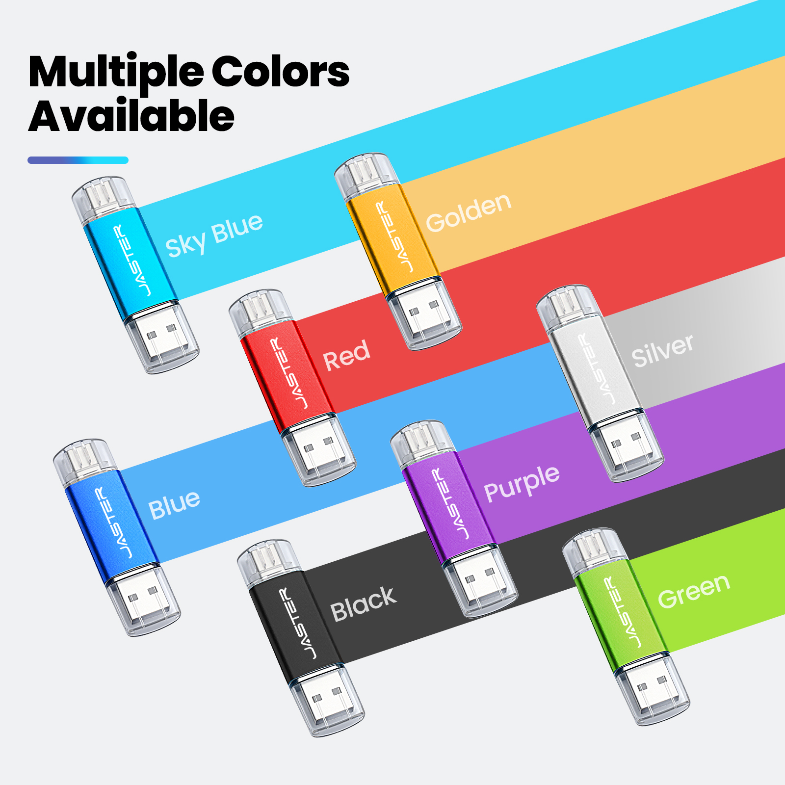 USB-C-Stock 128 GB Typ-C USB 3.0-Blitz-Laufwerk 64 GB Bunter USB3.0-Speicherstick Hochgeschwindigkeits-Stock 32 GB Blau verrotten Grün Schwarz