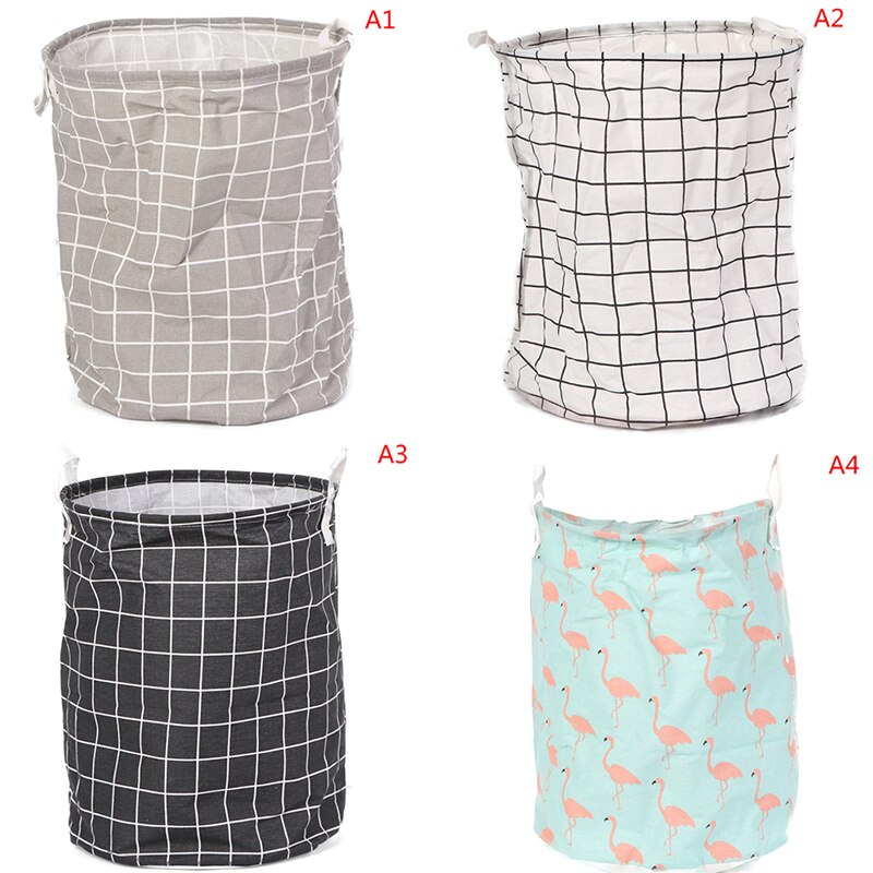 1PC Foldable Laundry Basket Organizer Dirty Clothes Laundry Storage Basket For Toys Waterproof Hamper Laundry Basket