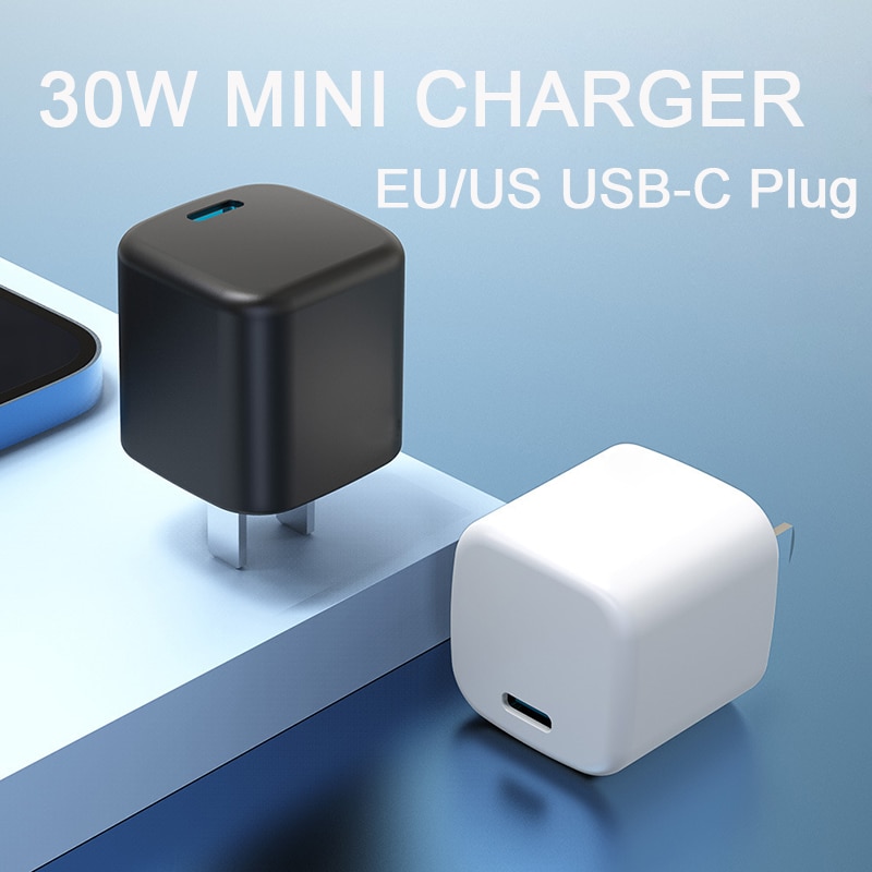 Mini Telefoon Oplader Pd 30W Voor Iphone 13 12 Mini Pro Max Eu Vs Lader Voor Samsung Galaxy fast Charger USB-C Poort Charing
