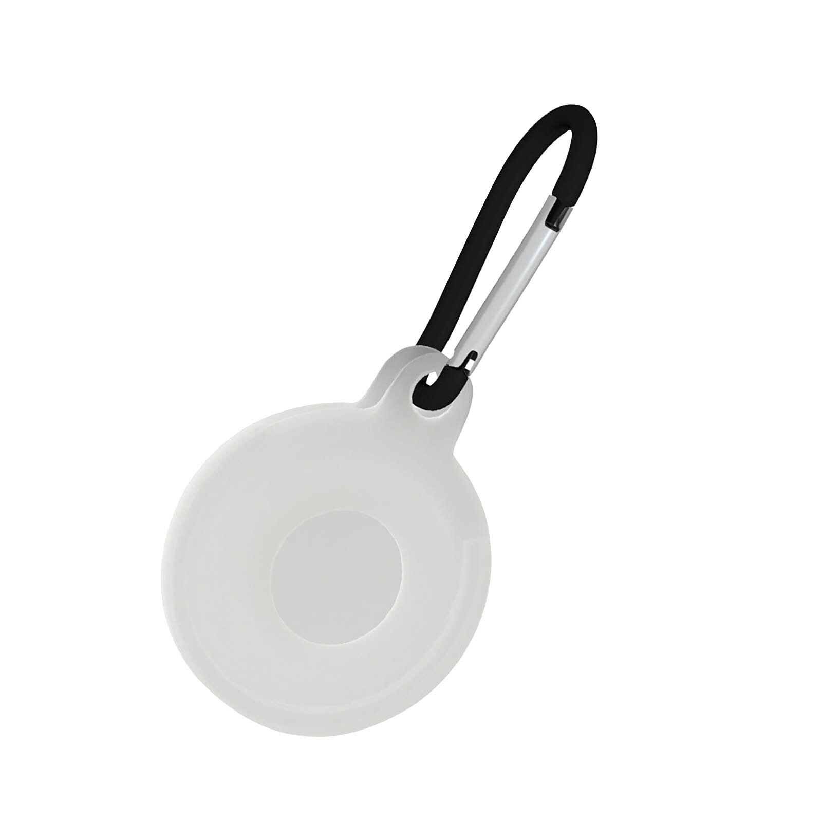 Phone Protective Cover For Aircovered AirTag Case Silicone Protector Bumper Case Compatible with Apple AirTags Tracker Buckle: Clear