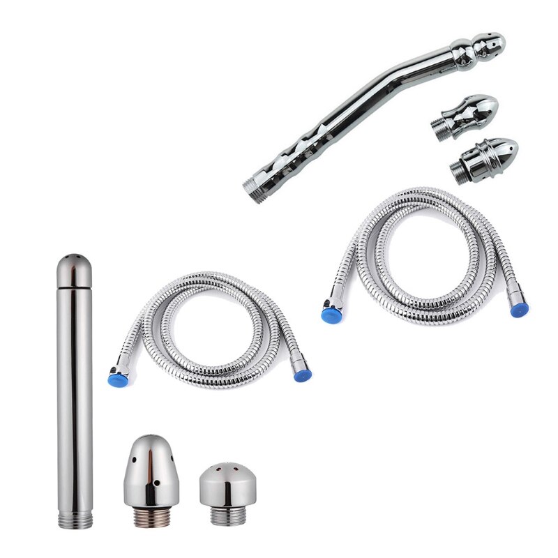 Lavage de lavement à coude droit, Long Tube en alliage d'aluminium