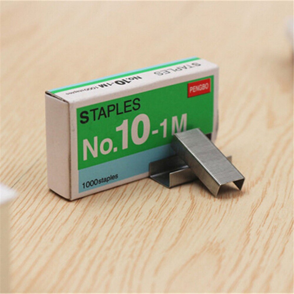 Mini Staples No. 10 Staples 20 Box/lot Small Kawaii Office Binding Universal For School Study Supplies Cute Stationery
