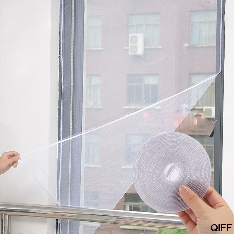 Insect Screen Window Netting Kit Fly Bug Wasp Mosquito Curtain Mesh Net Cover August 5