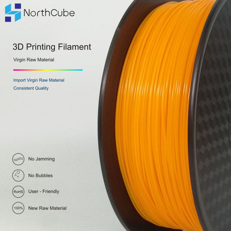 3D Printing Filament TPU Flexible Filament TPU Flex Plastic for 3D Printer 1.75mm 0.8KG 3D Printing Materials Orange