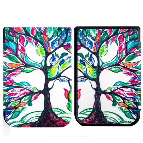 Smukła obudowa do Pocketbook 631 Plus, inteligentne etui ze skóry PU do Pocketbook dotykowy HD 631, magnetyczny Funda do Pocketbook dotykowy HD 2: Tree
