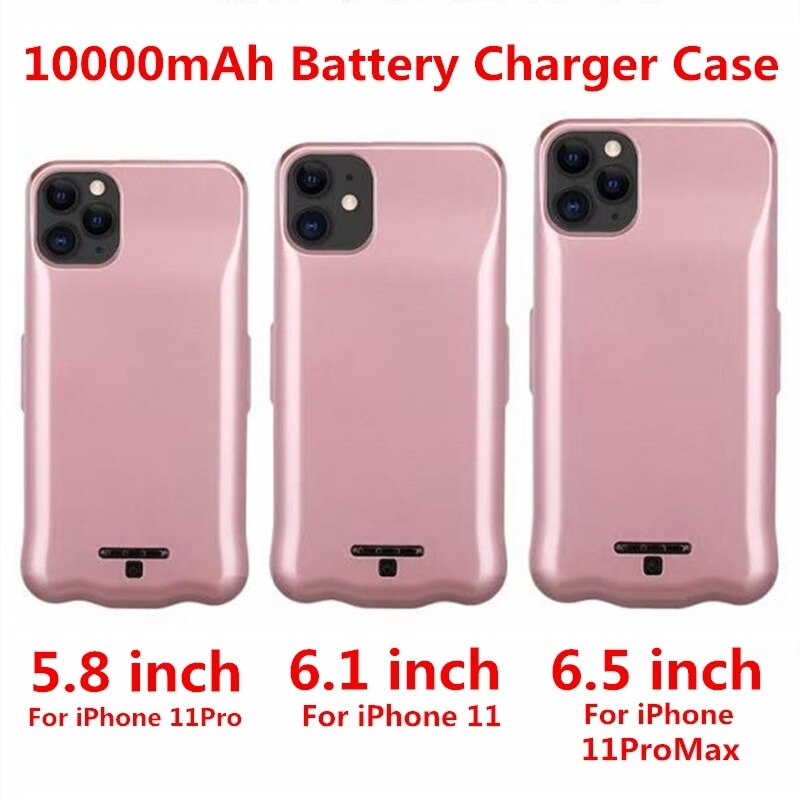 Powerbank met hoge capaciteit van 20000 mah voor iphone 11- hoesje, batterijladerhoesje voor iphone 11 pro 11 promax powerbank, oplaadhoesje