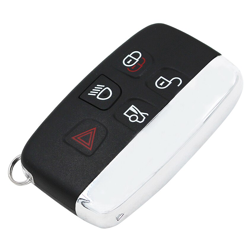 5 Button Remote Key Shell Case Fob Smart Car Key Housing Cover for Jaguar XJ XJL XF