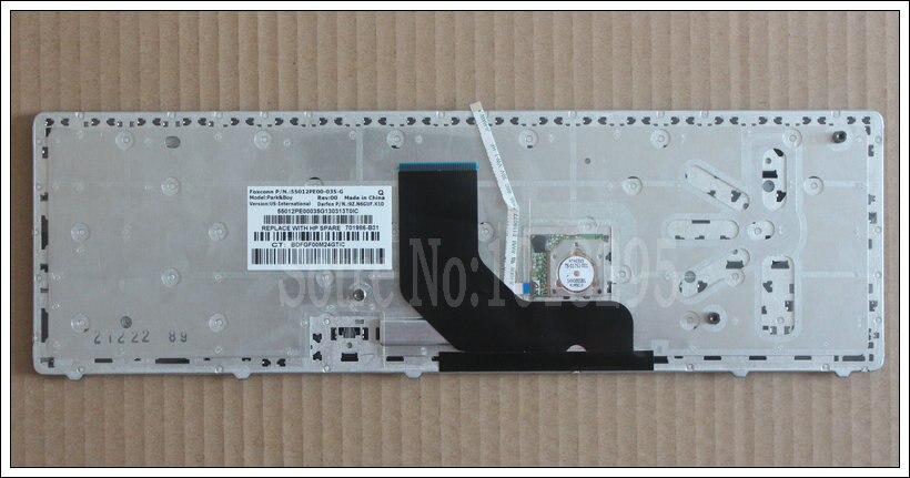 English Keyboard for HP EliteBook 8560p 8570P 8560B 6560b 6565b 6560P US laptop keyboard with border