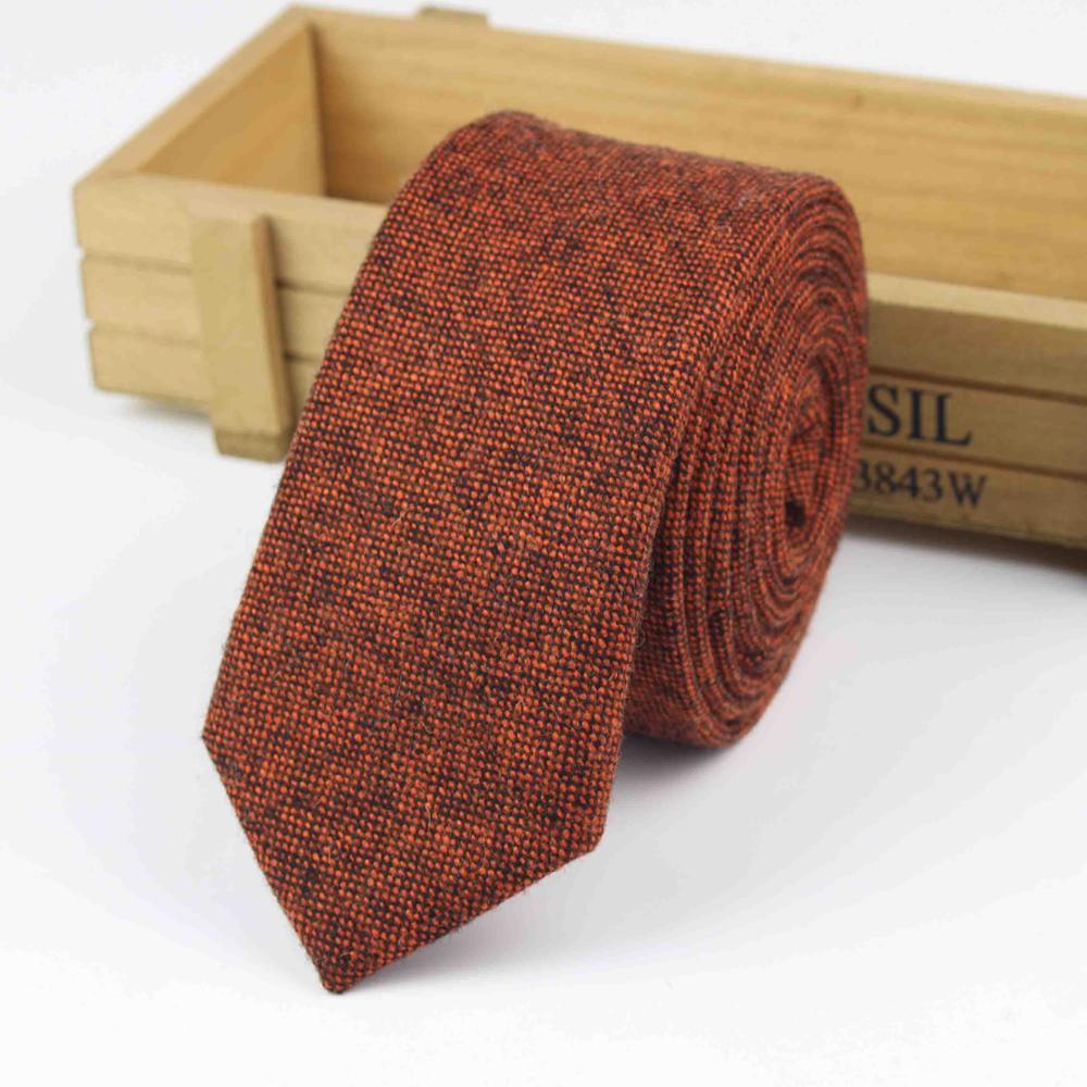 Tie Vintage Wol Ties Mannen Dikke Stropdas Gestreepte Solid Viscose Cravate: 17
