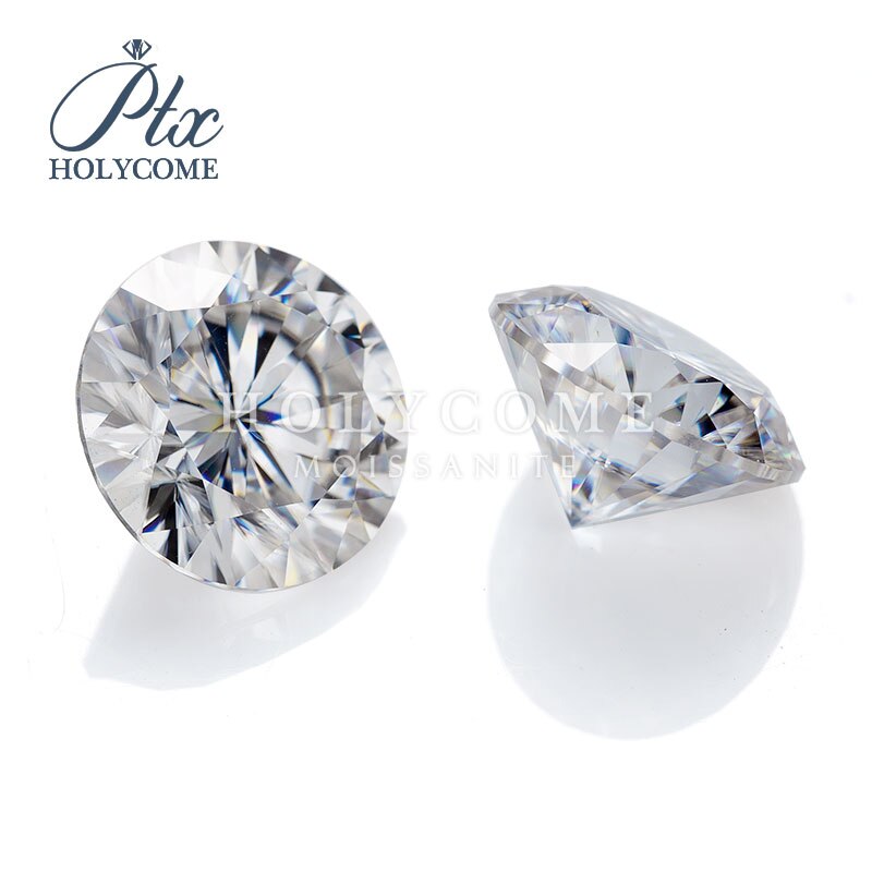 Probador de diamantes de moissanita para fabricación de joyería, certificado GRA, de fábrica de moissanita, 6,5mm, 10 corazones y 10 flechas