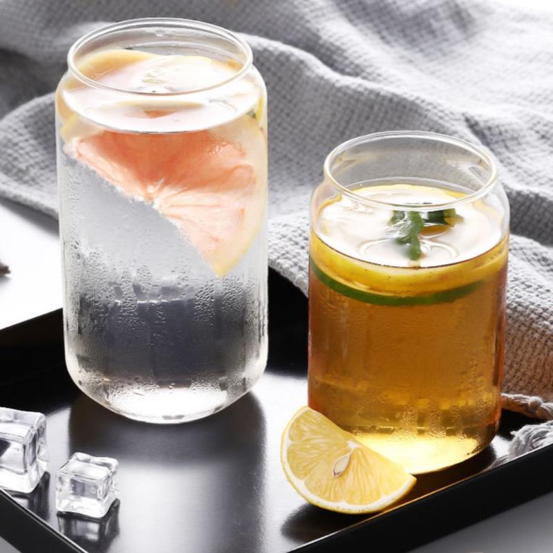 Gobelet en verre Transparent pour boisson froide, pour jus, thé au lait, bière, Cocktail, classique
