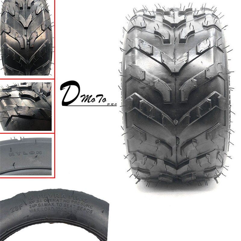 16X8-7(200/55-7) Kart Auto Parts 7 inch ATV Tires 16X8-7 16 * 8-7 Highway Tire Wear-resistant Wheel Tires: 16X8-7 A