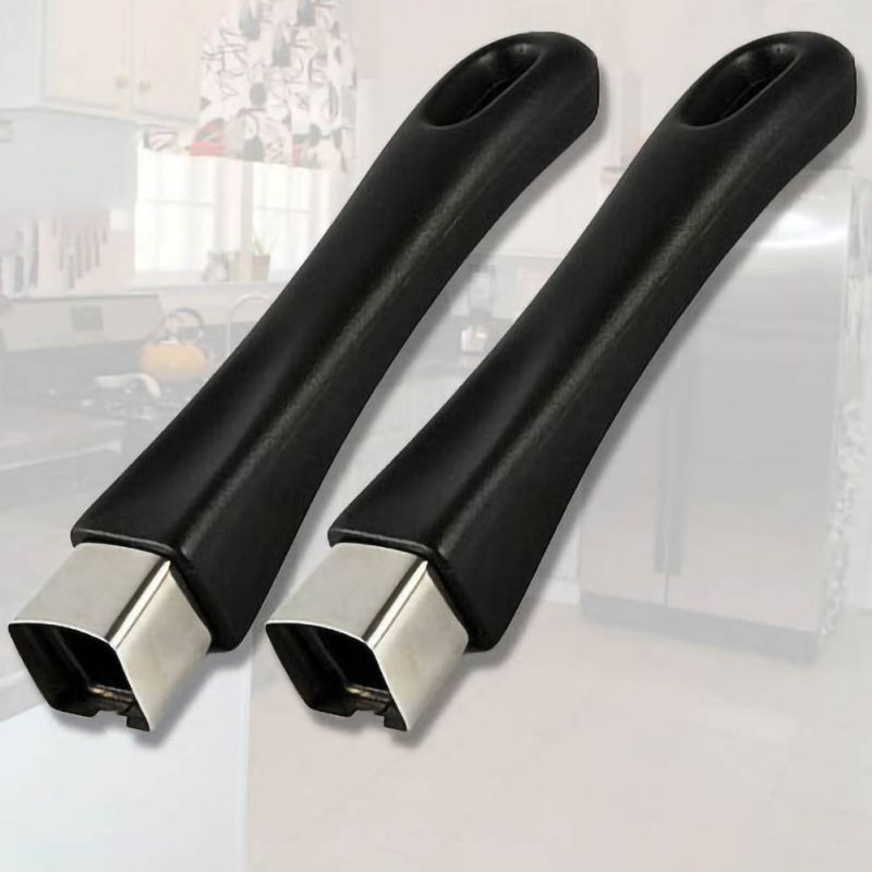 Recipiente de baquelita de acero inoxidable de para el hogar, utensilios de cocina, accesorios para baquelita, mango de Wok para el hogar, utensilios de cocina