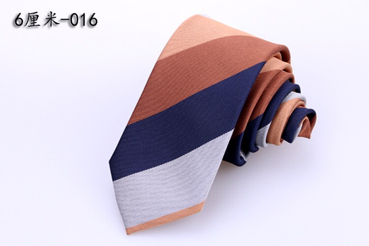 Ricnais brand herrebånd mand slips corbatas hombre gravata jacquard 6cm slank slips forretning rødgrøn slips til mænd: 16