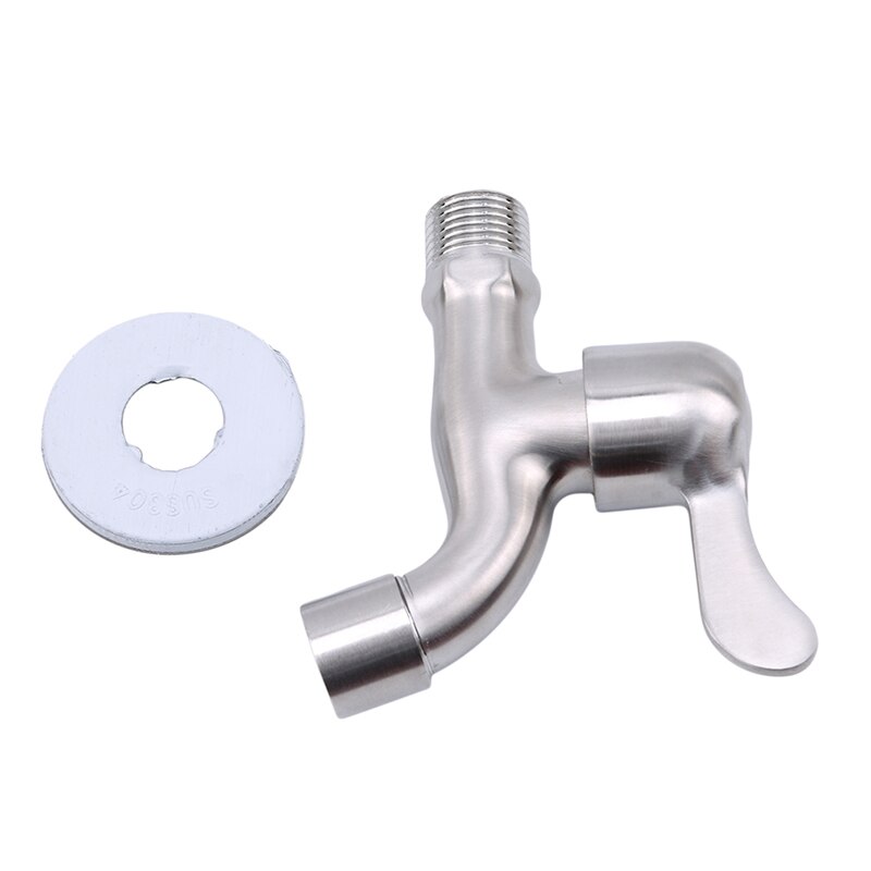 Stainless Steel Washing Machine Mouth Stainless Steel Washing Machine Faucet Nozzle Balcony Mop Pool Faucet Into The Wall Faucet