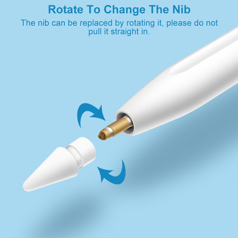 Dla jabłko ołówek 2 1 z odrzuceniem dłoni z czujnikiem nachylenia, dla iPad ołówek rysik dla iPad zawodowiec 11 12.9 2020 10.2 2019 10.5 powietrze 3