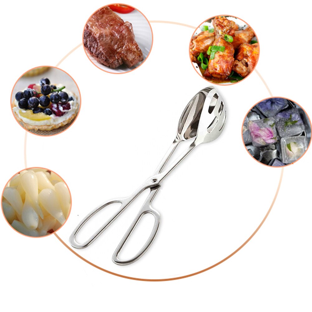 Køkkenredskaber mad rustfri ståltang buffet fortykning mad salat picnic brød fest madlavning