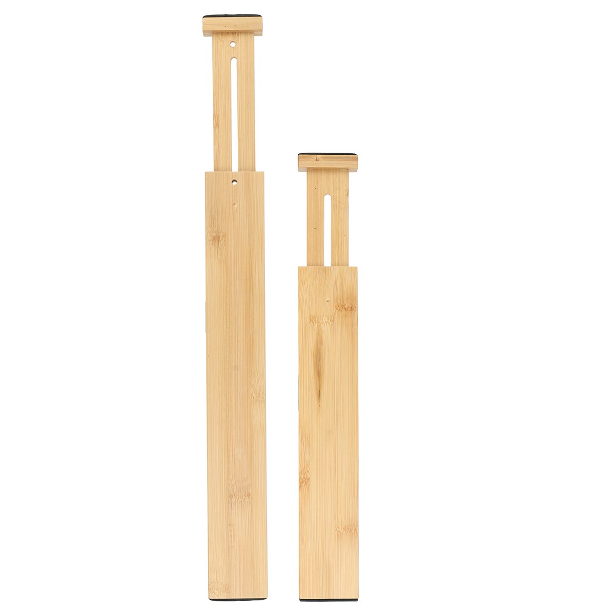 4pcs Adjustable Bamboo Drawer Dividers Wood Organizer Dividers Bedroom Baby Adjustable Bamboo Drawer Dividers for Underwear