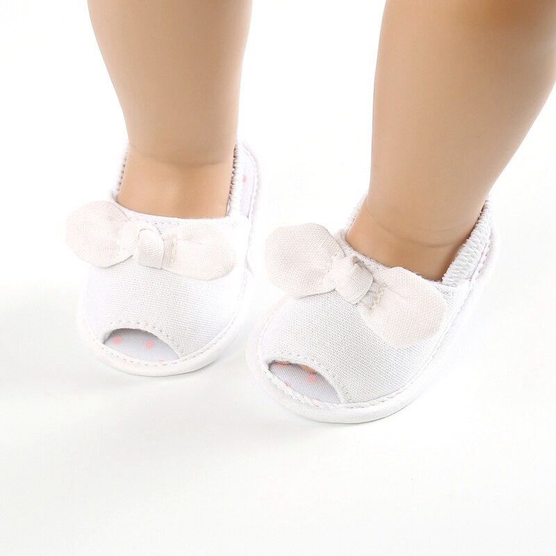 Zomer Baby Meisjes Ademende Anti-Slip Schoenen Vlinder-Knoop Patroon Sandalen Peuter Zachte Zolen Babyschoenen