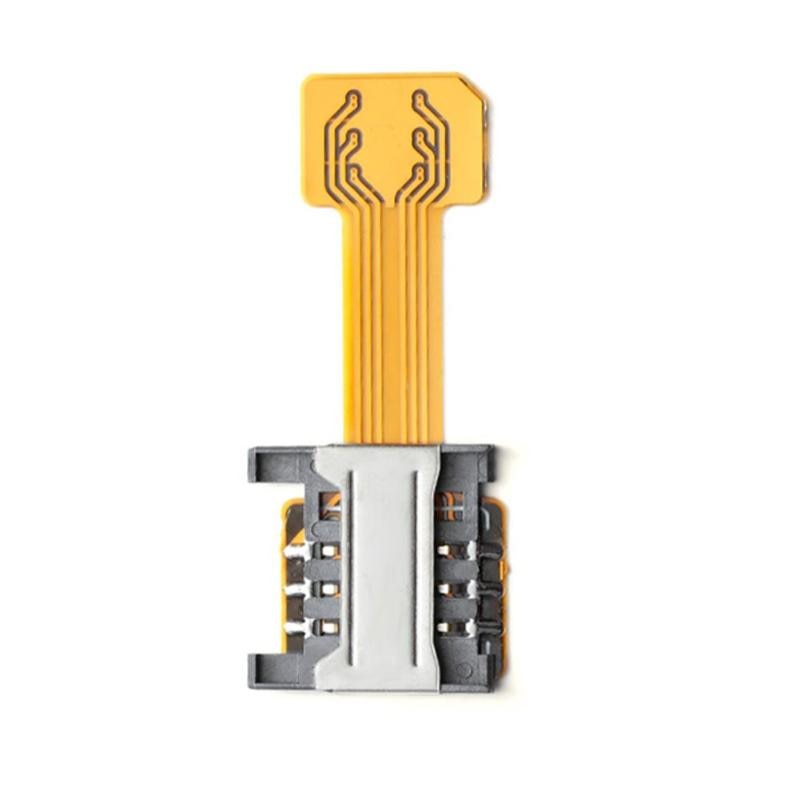 Hybrid Double Dual SIM Card for Micro SD TF Adapter for Android Extender 2 Nano Micro SIM Adapter for Dual SIM cellphone