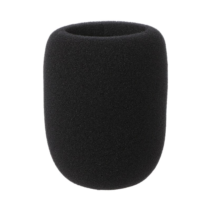 Soft Thicken Microphone Foam Mic Cover Sponge Cap Studio Protective Grill Shield: Black