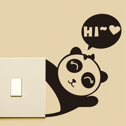 Cute dog Removable Art Vinyl Wall Stickers For Living Room Kids Room Wall Art MURAL