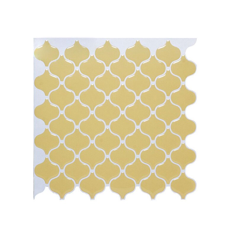 1 sztuk naklejki płytki mozaikowy wzorek samoprzylepne naklejki ścienne na wystrój salonu kuchnia wystrój łazienki 10*10Cm: 6