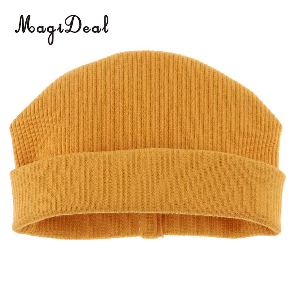 1/6 poupée laine Beanie tricot chapeau Skate Cap tenues décontractées pour Blythe hiver vêtements décor accessoires: Yellow 