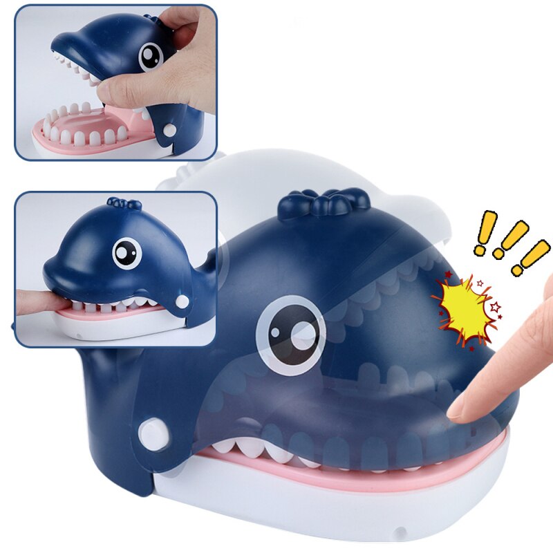 Creatieve Kleine Size Dier Tijger/Walvis Mond Tandarts Bite Finger Game Hand Bijten Speelgoed Novelty Gags Speelgoed Voor kids Play Fun