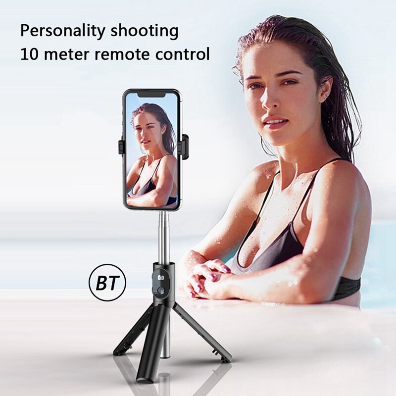 P20 Live Support Selfie Stick Multifunctional Portable Telescopic and Rotatable Bluetooth Selfie Stick Tripod
