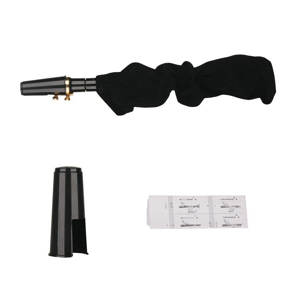 Practice Saxophone Small Pocket Sax Mini Instrument Key C Plastic Black Portable For Travel Outdoor Instrumentos Mini Saxophone