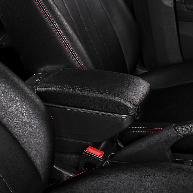 Armrest For VW Polo Vento Dual Layer Rotatable Cen... Grandado