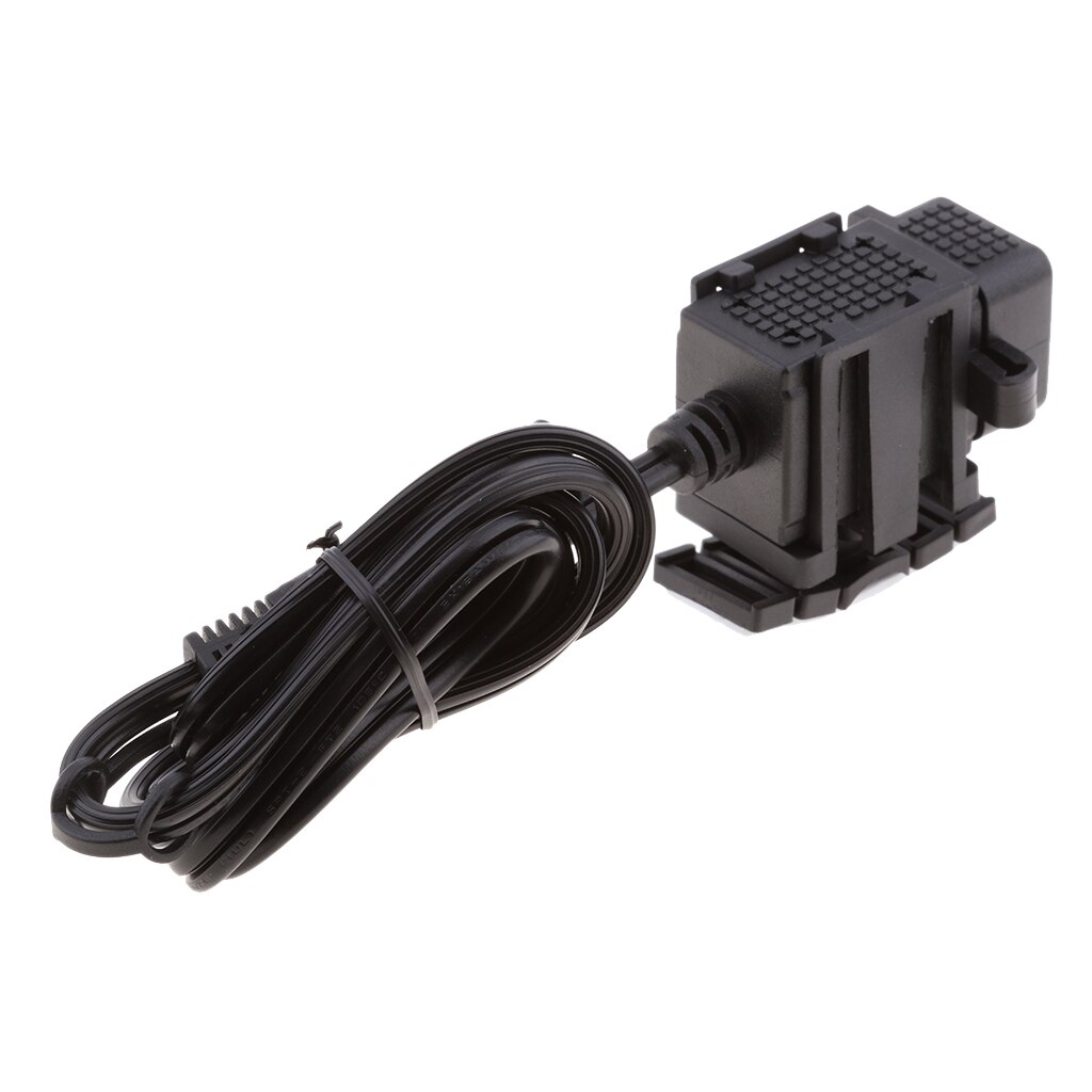 Vedenpitävä moottoripyörän kaksois-usb-laturisovitin latausportti 12v to 5v/2.1a matkapuhelin tableteille gps ja muille laitteille