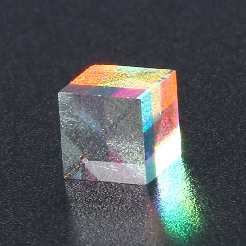 Optische Glazen Kubus Defecte Cross Dichroic Prism Spiegel Combiner Splitter Decor 10X10Mm 18X18Mm 5X5Mm Transparant Module Speelgoed