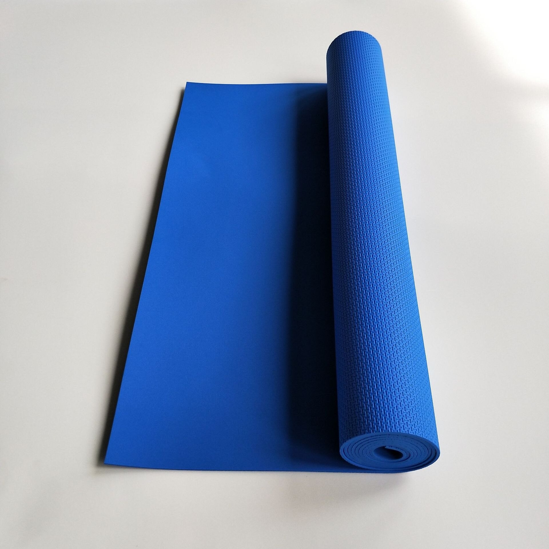 High 173*61*0.4CM EVA Yoga Mat Siesta Mat High Foam Pure Material Yoga Mats Weight Stability Exercise Mat Gym Mat: Blue