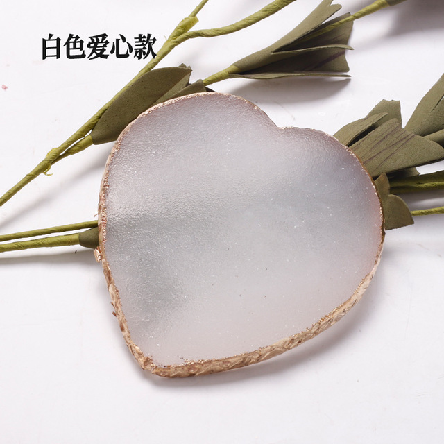 1pcs Paint Palette Resin Agate Stone Nail Art Color Gel Polish Pallet Nail Display Board Showing Shelf Manicure Tool: Burgundy