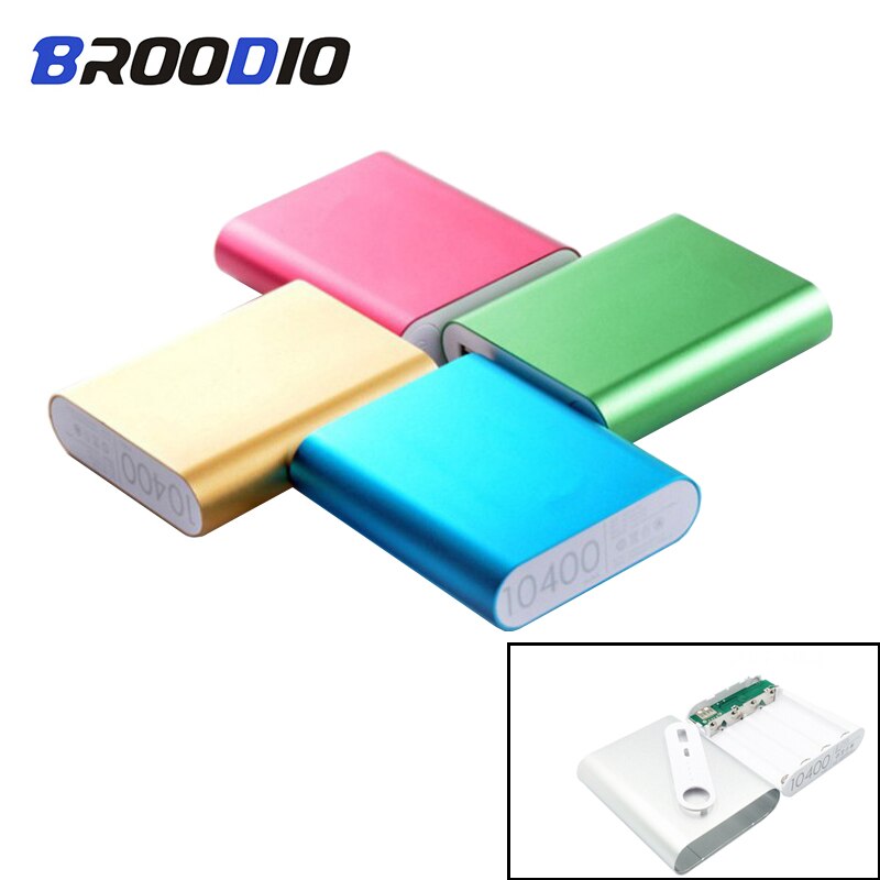 4X18650 Batterij Power Bank Case Houder Voor Mobiele Telefoon Oplader Box Diy Kit 18650 Usb Opladen Opslag Shell voor Xiaomi