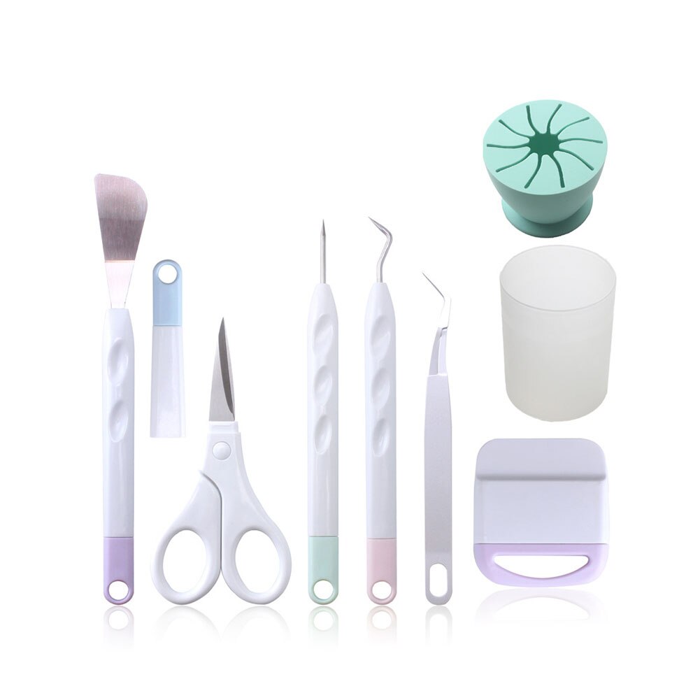 Vinyl Weeding Tools Set DIY Carving Silhouettes Embossed Cameo Crafts Kit DIY Crafting Craft Lettering Handmade Tool: F