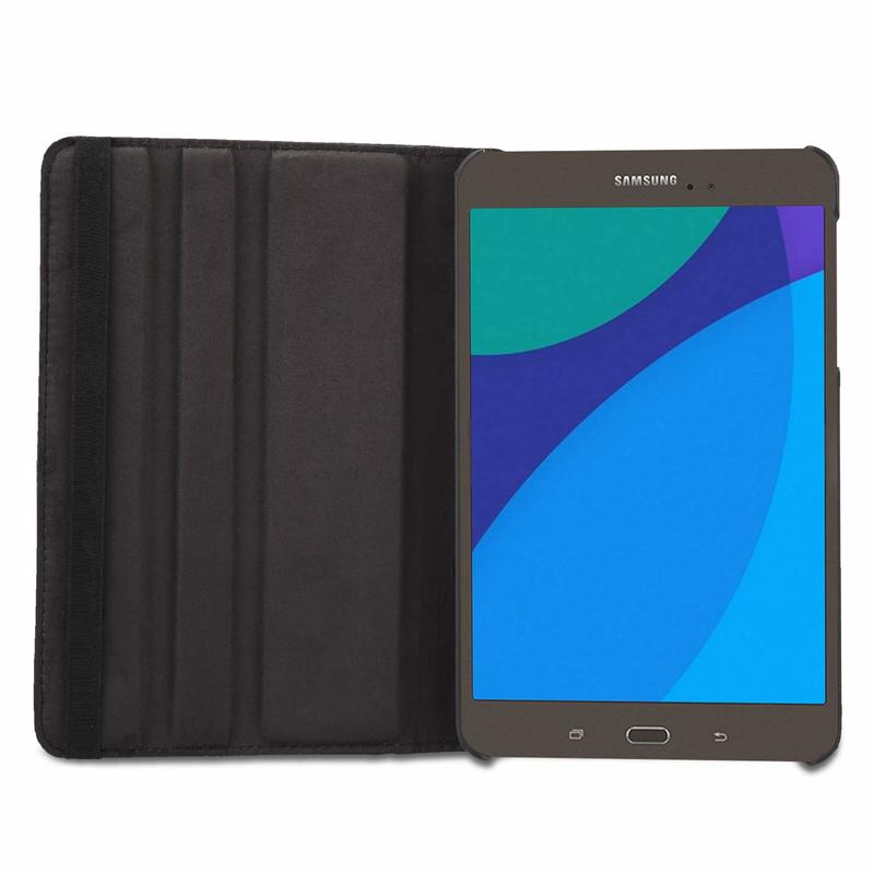 Funda de piel sintética con soporte giratorio para Samsung Galaxy Tab S4, protector de cuero sintético de 10,5 pulgadas, SM-T830, modelo SM-T835, SM-T837, grados
