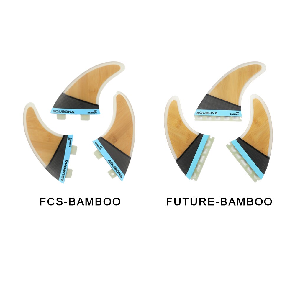 Aqubona Surfboard Thruster Fins MF Fcs Future Surf Fins 3pcs Fiberglass Surfing Accessory