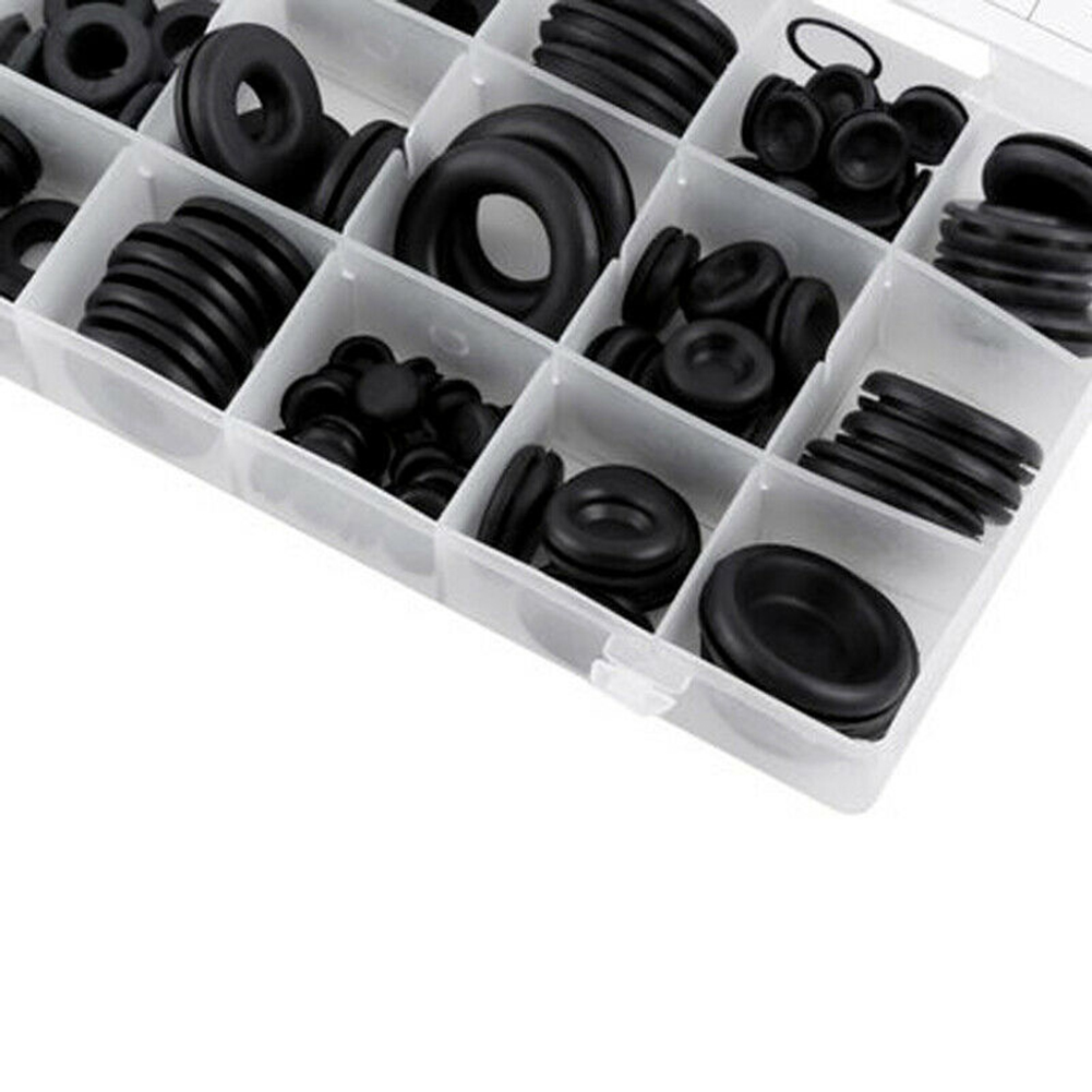 125PC Car Air Conditioner Sealing Rubber Ring O-ring String Coil Guard Ring Box 18 Sizes Sealing Ring Rubber Sealing Round Ring