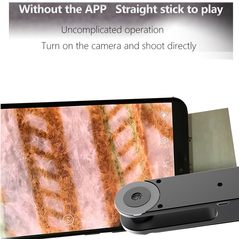 400X Micros-cope Mobile Phone Universal Microscope HD Camera Fill Light Camera Lens